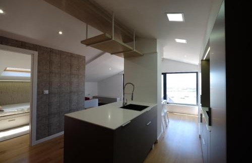 A Guarda Apartamento | Ático en el puerto con vistas al mar