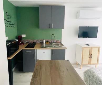 Saint-Romain-en-Gal Apartamento | Éclat St Romain 2, studio-moderne-WIFI- parking - CLIM