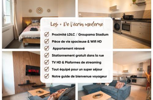 Decines-Charpieu Apartamento | Écrin Moderne
