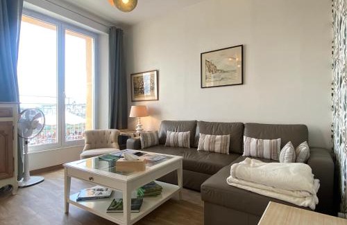 Dieppe Apartamento | Établissement 3 étoiles avec ASCENSEUR, 3 appartements lumineux vue port avec balcon, 200m de la mer, Wifi Fibre, tous service inclus