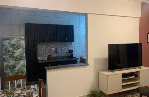 Balneario Martinez Apartamento | Ótimo Apartamento Frente ao Mar em Mongaguá