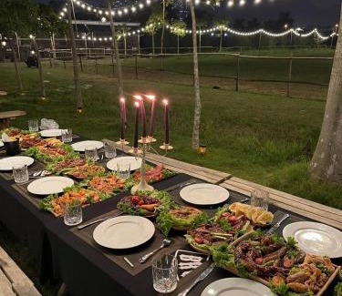 Tan Uyen Town Otro | Điểm Hẹn restaurant, cắm trai, sở thú mini farm, câu cá giải trí