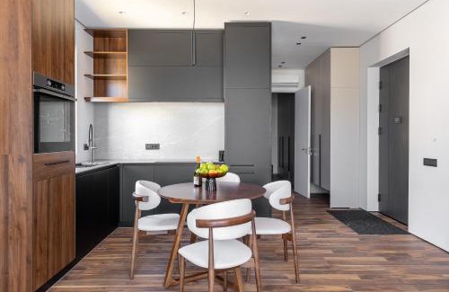 Lastva Grbaljska Apartamento | Апартаменты с двумя спальнями и собственной террасой на крыше в доме с бассейном, возле пляжа Яз