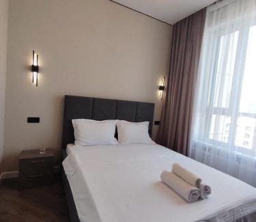 Almaty District Apartamento | ЖК Sardar City стильная 2-комнатная апартаменты