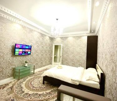 Shymkent Apartamento | Красивая квартира в центре города Шымкент Жк Тамерлан bi group 1-ком квартира