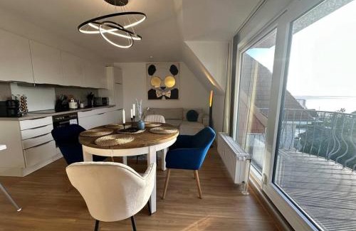 Haffkrug Apartamento | ٤Neu٤Fantastischer Meerblick-Stylish-King Bed-PP