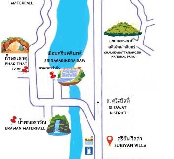 Tha Kradan Complejo | ชอว์ งาทอง รีสอร์ต Chor Ngar Thong Erawan Kanchanaburi