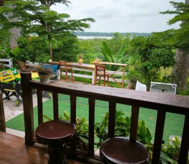 Nong Chaeng Casa | ฮักนะแก่งต่างหล่าง รีสอร์ทชานุมาน บรรยากาศดี ติดริมโขง