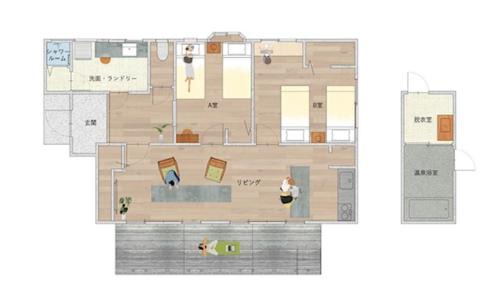 Kirishima Casa | はなれ奏HanareSou-天然温泉付き貸別荘-1棟貸し