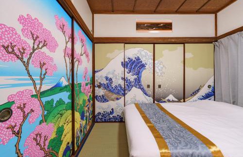 Yachiyo Apartamento | 成田空港直通,駅徒歩11分,浅草直通,58平米,最大10名,和風貸切,日本文化体験,桜,花見,浮世絵