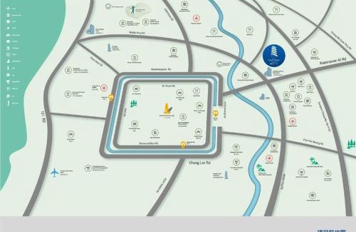 Chiang Mai Apartamento | 清迈一号 The One ChiangMai 1B1B Condo C 一环商业中心, 紧邻尚泰繁华