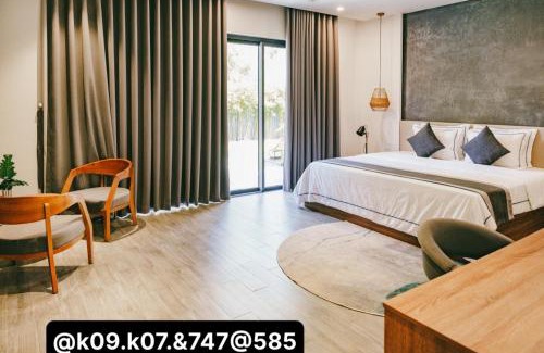 Phuoc Thuan Apartamento | 04-Biệt thự cao cấp Hồ Tràm-3BR SUPER KINGS, Hồ bơi to,BBQ, cầu ra ngắm biển