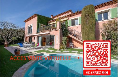 Tourrette-Levens Villa | 06C-Villa for 8 persons with pool near Nice