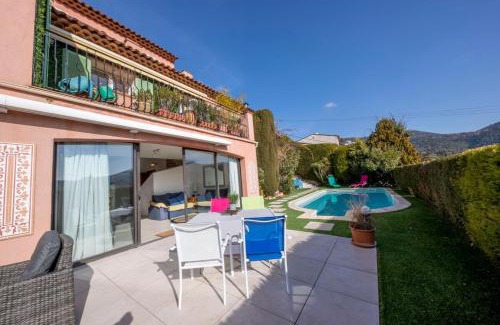 Tourrette-Levens Villa | 06C-Villa for 8 persons with pool near Nice