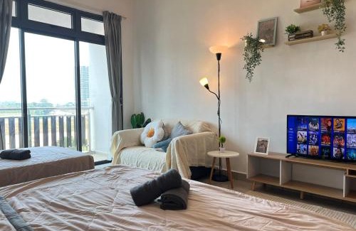 Setia Tropika Apartamento | 1-3 D'secret Garden Muji Cozy Studio