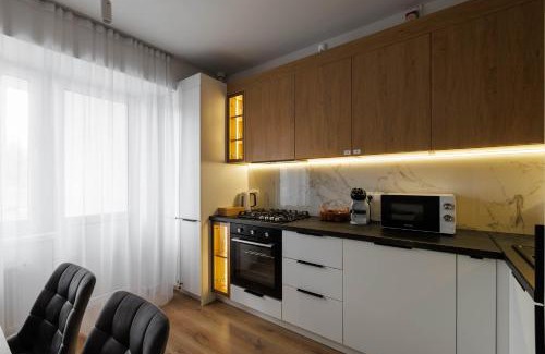 Chisinau Apartamento | 1,5 BR- Balcony, Netflix, Nespresso, AC, Walk-to-Mall - GrandStay md