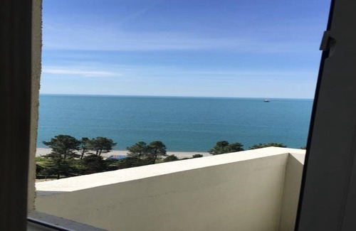 Makhinjauri Apartamento | Apartamento de 1 dormitorio con una hermosa vista al mar