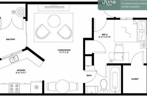 Parker Lane Condominio | Beautiful 1 Br. Condo (317780) by Houzlet