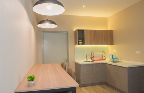 Tanjung Aru Apartamento | Unidad de 1 habitación con cocina K1-06-02A @ Little Ant's Nest de Golden Ways