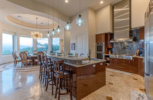 Fountain Hills Casa | #1 BEST VIEWS 7500 SF Mansion W/ MOVIE Pool, Game Room, 11 King Beds, Fountain!