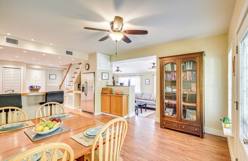 Crescent City Casa | 1 Block to Crescent Lake: Charming Home w/Porch!