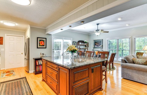 Hudson Casa | 1 Mi to Dtwn: Home w/ Fire Pit & Deck in Hudson!