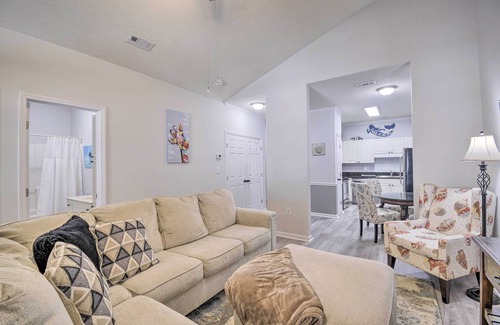 Vaught Condominio | 1 Mi to Myrtle Beach Access: Condo w/ Resort Perks