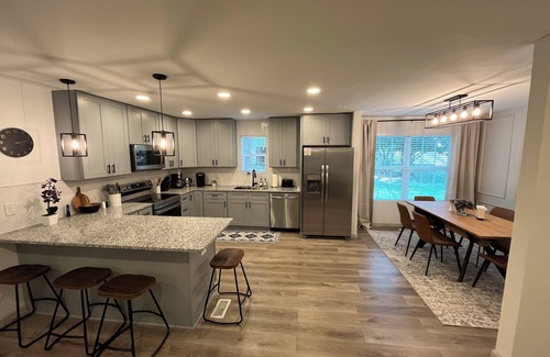 Monroe Casa | 1 mile to Main Street in Monroe - Newly Renovated - Pet Friendly - Fenced Yard