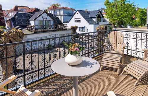 Warnemuende Apartamento | 1-Raum Appartment „Nr. 4“ mit großer Terrasse