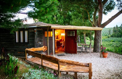 Alcobaca Cabaña | 1. Rustic Rondavel with Wood-burner & Sauna – Long-stay Winter Retreat