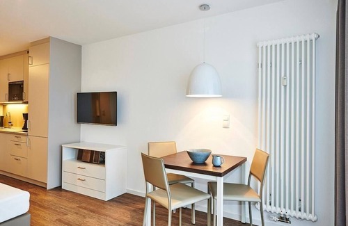 Bensersiel Apartamento | 1-zimmer Apartment in Strandnähe mit Balkon und Inkl. Schwimmbad- & Saunanutzung