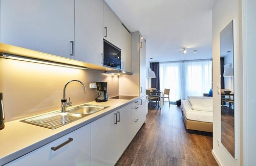 Bensersiel Apartamento | 1-zimmer Apartment in Strandnähe mit Balkon und Inkl. Schwimmbad- & Saunanutzung