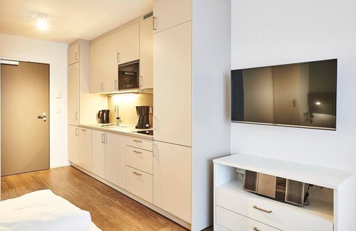Bensersiel Apartamento | 1-zimmer Apartment in Strandnähe mit Balkon und Inkl. Schwimmbad- & Saunanutzung