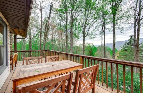 Balsam Casa | 10 Mi to Waynesville Cabin with Hot Tub and Mtn Views