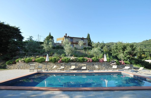Lisciano Niccone Villa | Villa de 10 personas con impresionantes vistas del lago Trasimeno, Cortona y Umbria