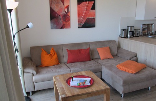 Wurster Nordseekuste Apartamento | 100 m del mar, familiar, no fumador, apartamento con vista al dique
