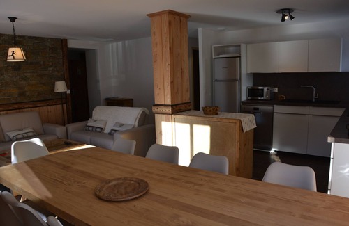 Valloire Apartamento | 100 m2 Col du Télégraphe 4 **** para 10 personas en el centro de Valloire