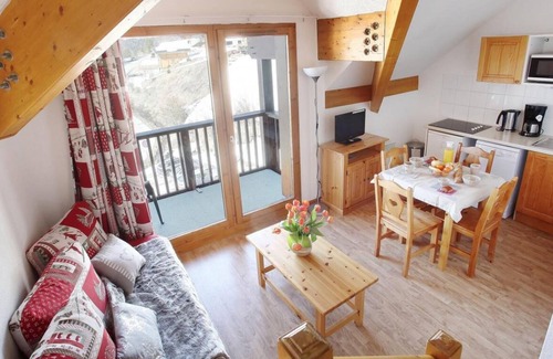 Montgellafrey Apartamento | Tv, local para esquís, 25m², Saint-François Longchamp