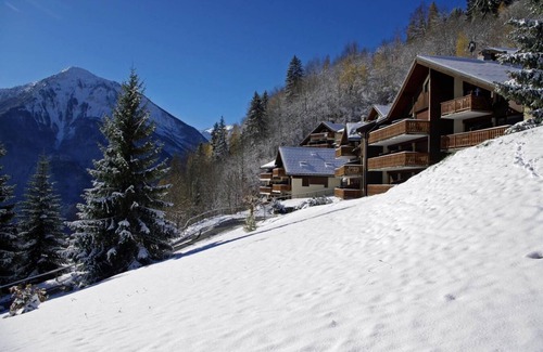 Champagny-en-Vanoise Apartamento | A 100m de las pistas de esquí, 1.o piso, vista montaña, balcón, tv, local para esquís, 23m²