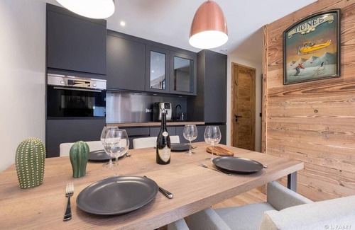 Tignes Apartamento | A 100m de las pistas de esquí, 3.o piso, balcón, tv, local para esquís, 34m², Tignes