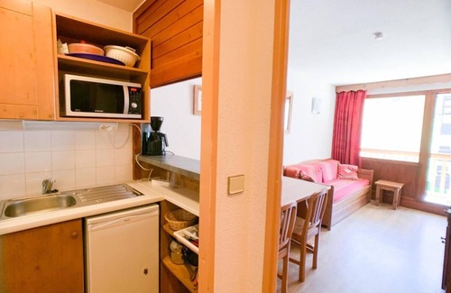 Tignes Apartamento | A 100m de las pistas de esquí, 4.o piso, balcón, tv, local para esquís, 36m², Tignes