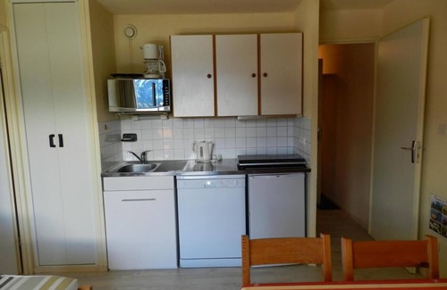 Le Pleynet Apartamento | 100m del centro estación, vista valle/pistas, parking, local para esquís, 21m², Les 7 Laux
