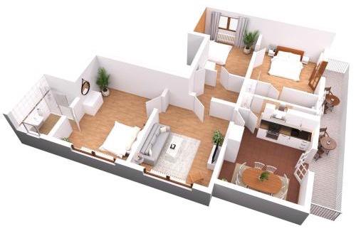 Barental Apartamento | 100qm Feldbergblick Apartment - Villa Hubertus