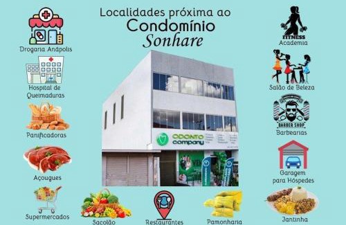 Anapolis Apartamento | 102-FLAT-Espaço, conforto. É disso que você precisa!