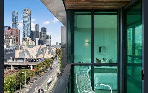 Melbourne Central Business District Apartamento | 108 Flinders - Stunning Views & Prime Location