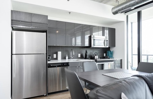 Downtown Winnipeg Condominio | Este condominio es un 1 dormitorio (s), 1 baños, ubicado en Winnipeg, Manitoba.
