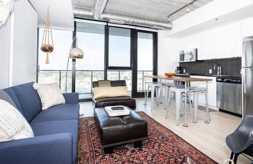 Downtown Winnipeg Condominio | Condominio industrial en el piso 12 en el centro