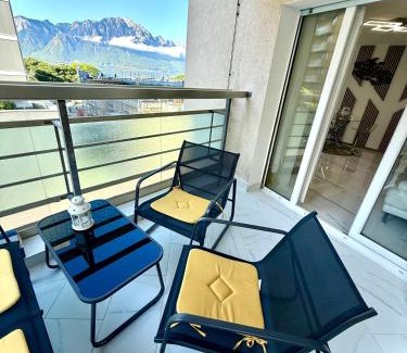 Montreux City Centre Apartamento | 13 Lake View, Family central modern app