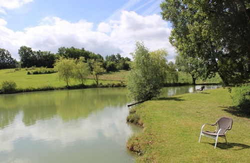 Thenac Cabaña | 13C casa con piscina privada, privado de golf y pesca