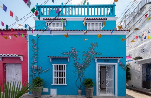 Cartagena Walled City Casa | 14 m² Casa ∙ 3 habitaciones ∙ 6 personas
